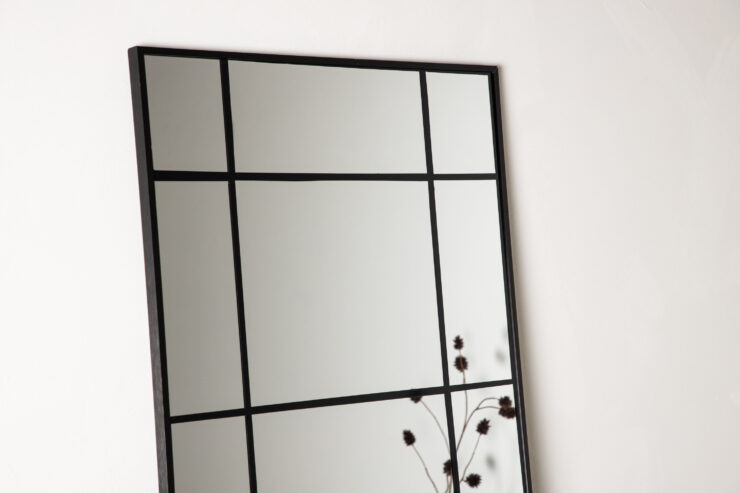 Lake – Grand miroir – Noir, Transparent – 3 x 180 x 90 cm