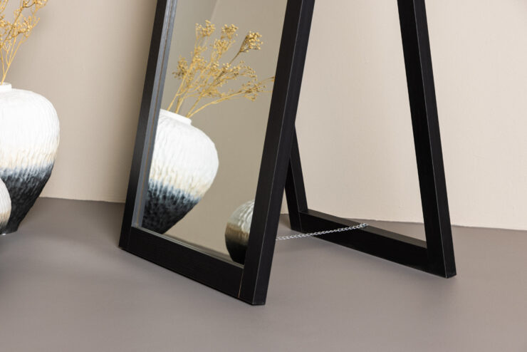Sebring – Grand miroir – Noir – 39 x 170 x 55 cm
