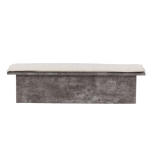 Kellogg – Banc – Gris, Blanc cassé, Blanc – 40 x 45 x 160 cm