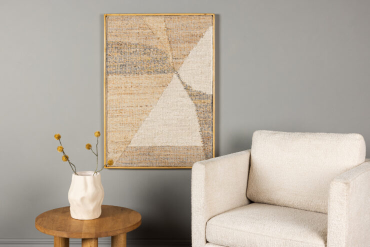 Patricia – Décoration murale – Beige – 100 x 70 cm