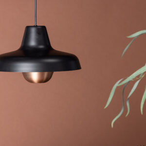 Högbyn – Suspension – Noir, Cuivré – 30 x 28 x 30 cm