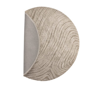 Melle – Tapis de salon – Beige, Ivoire – ⌀200 cm