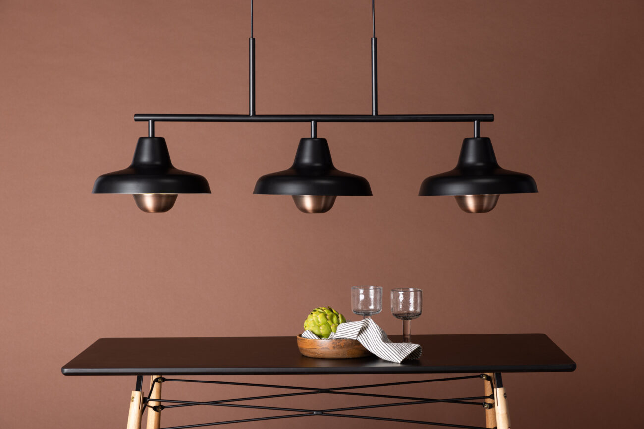 Stöten – Suspension – Noir, Cuivré – 30 x 48 x 112 cm