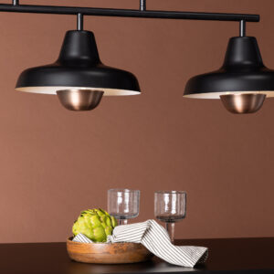 Stöten – Suspension – Noir, Cuivré – 30 x 48 x 112 cm