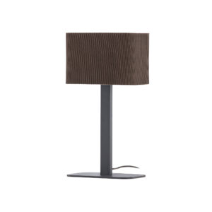 Idre – Lampe à poser – Noir, Moka – 12 x 39 x 20 cm