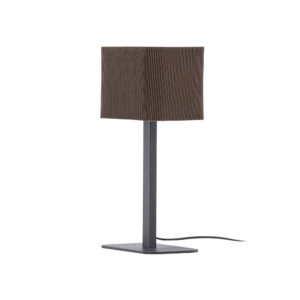 Idre – Lampe à poser – Noir, Moka – 12 x 39 x 20 cm