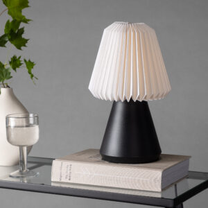 Fjällen – Lampe à poser – Noir, Blanc – ⌀20 cm