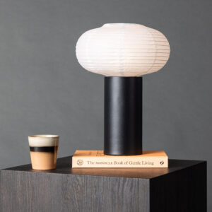 Hovfjället – Lampe à poser – Noir, Blanc – ⌀13 cm