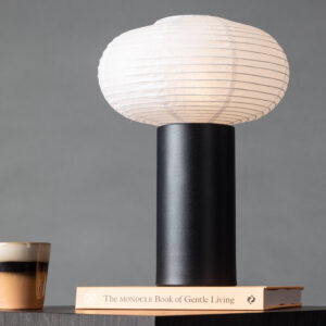 Hovfjället – Lampe à poser – Noir, Blanc – ⌀13 cm