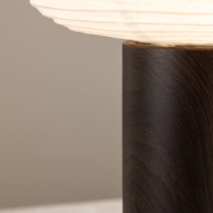 Hovfjället – Lampe à poser – Naturel, Blanc – ⌀25 cm