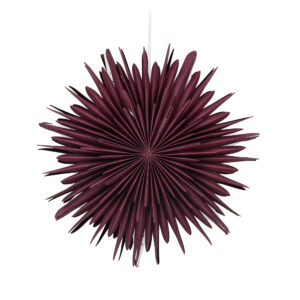 Sälen – Éclairage de Noël – Rouge foncé, Blanc – ⌀46 cm