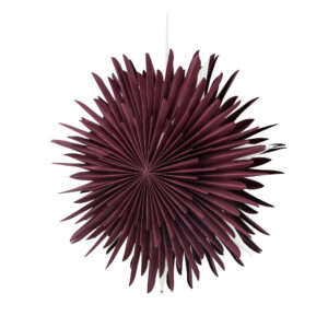 Sälen – Éclairage de Noël – Rouge foncé, Blanc – ⌀46 cm