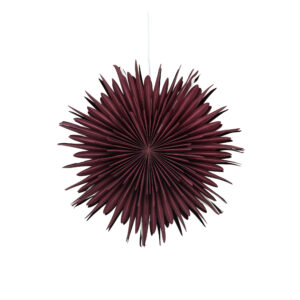 Sälen – Éclairage de Noël – Rouge foncé, Blanc – ⌀60 cm