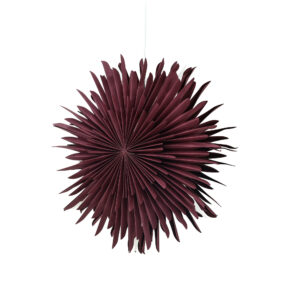 Sälen – Éclairage de Noël – Rouge foncé, Blanc – ⌀60 cm