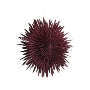 Sälen – Éclairage de Noël – Rouge foncé, Blanc – ⌀60 cm