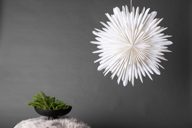 Sälen – Éclairage de Noël – Blanc – ⌀80 cm