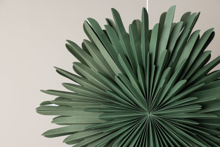 Sälen – Éclairage de Noël – Vert, Blanc – ⌀80 cm