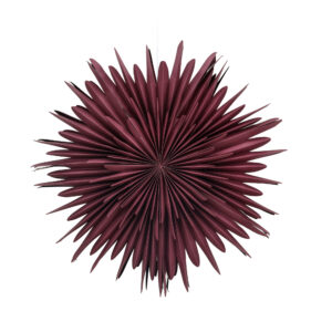Sälen – Éclairage de Noël – Rouge foncé, Blanc – ⌀80 cm