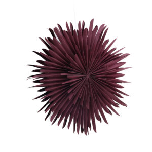 Sälen – Éclairage de Noël – Rouge foncé, Blanc – ⌀80 cm