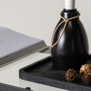 Ulricehamn – Accessoires maison – Noir, Blanc – 9 x 31 cm