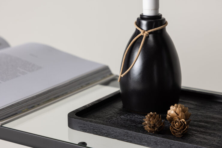 Ulricehamn – Accessoires maison – Noir, Blanc – 9 x 31 cm