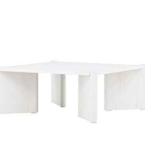 Rogaland – Table basse – Blanchi – 100 x 100 cm