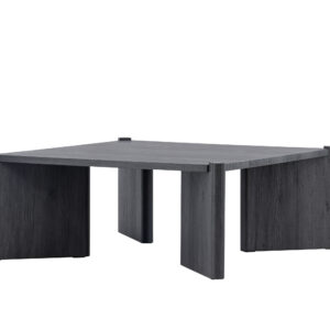 Rogaland – Table basse – Noir – 100 x 100 cm