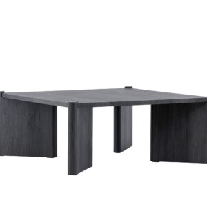 Rogaland – Table basse – Noir – 100 x 100 cm