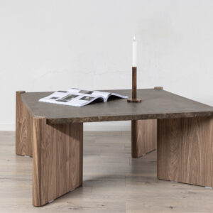 Rogaland – Table basse – Marron – 100 x 100 cm