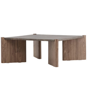 Rogaland – Table basse – Marron – 100 x 100 cm