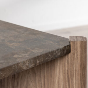 Rogaland – Table basse – Marron – 100 x 100 cm