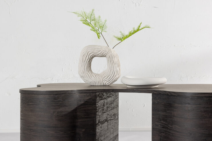 Larvik – Table basse – Moka – 130 x 90 cm