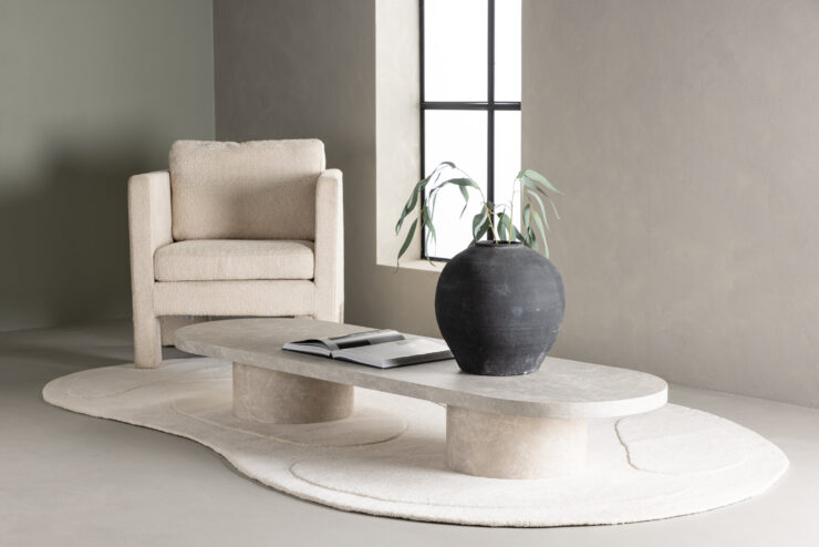 Narvik – Table basse – Beige – 190 x 60 cm