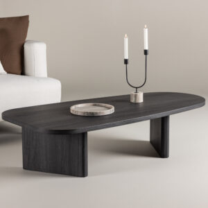 Grönvik – Table basse – Noir – 130 x 65 cm