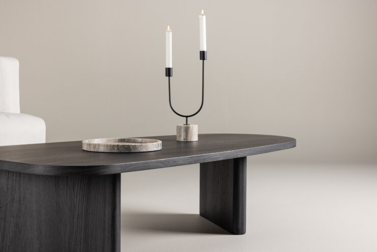 Grönvik – Table basse – Noir – 130 x 65 cm