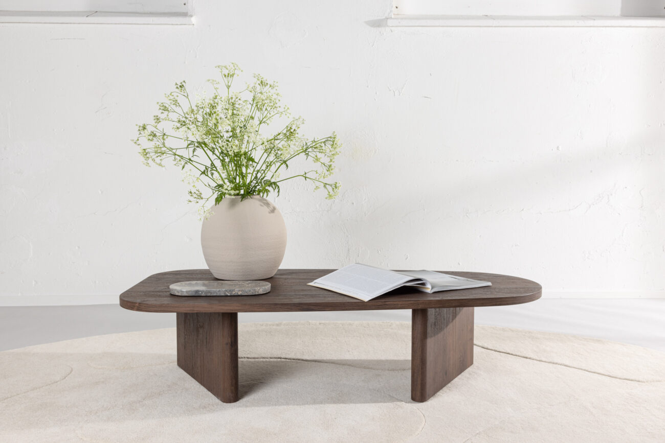 Grönvik – Table basse – Moka – 130 x 65 cm