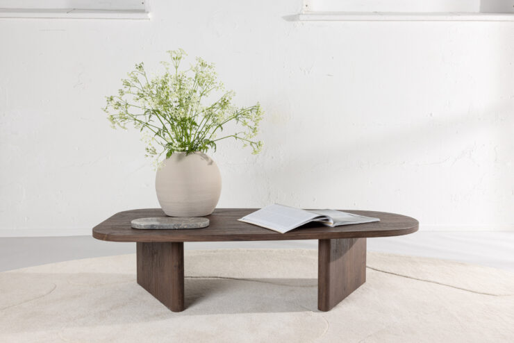 Grönvik – Table basse – Moka – 130 x 65 cm