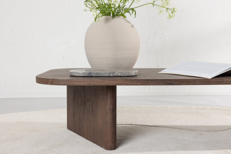 Grönvik – Table basse – Moka – 130 x 65 cm