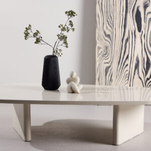 Grönvik – Table basse – Beige – 130 x 65 cm