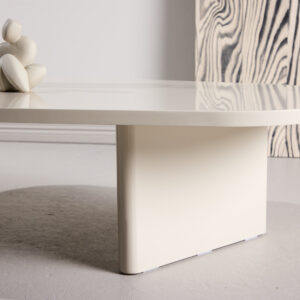 Grönvik – Table basse – Beige – 130 x 65 cm
