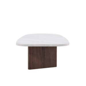 Grönvik – Table basse – Moka, Gris clair – 130 x 65 cm