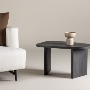 Grönvik – Table d&rsquo;appoint – Noir – 70 x 45 cm