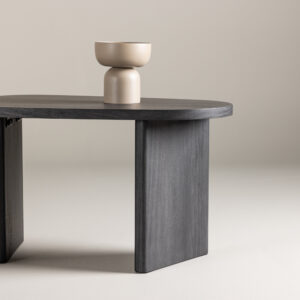 Grönvik – Table d&rsquo;appoint – Noir – 70 x 45 cm