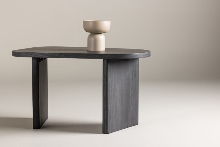 Grönvik – Table d'appoint – Noir – 70 x 45 cm