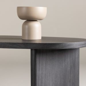 Grönvik – Table d&rsquo;appoint – Noir – 70 x 45 cm