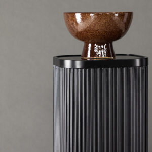 Lenox – Table d&rsquo;appoint – Noir – 30 x 24 cm