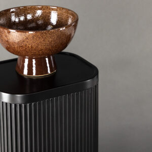 Lenox – Table d&rsquo;appoint – Noir – 30 x 24 cm