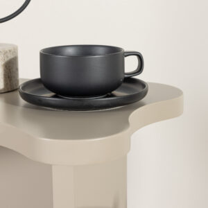 Molde – Table d&rsquo;appoint – Beige, Marron clair – 42 x 30 cm
