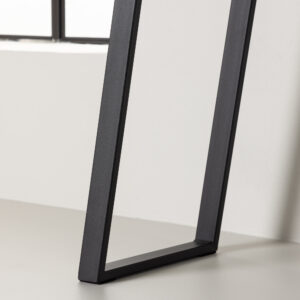 Horten – Table d&rsquo;appoint – Noir, Transparent – 100 x 40 cm