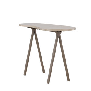 Holmestrand – Bureau – Marron foncé, Beige, Marron clair – 115 x 50 cm